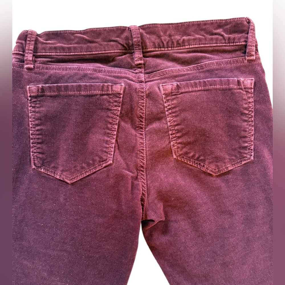 Ann Taylor LOFT Women's Deep Purple Plum Corduroy Modern Skinny Jeans Size 2P - Picture 13 of 16